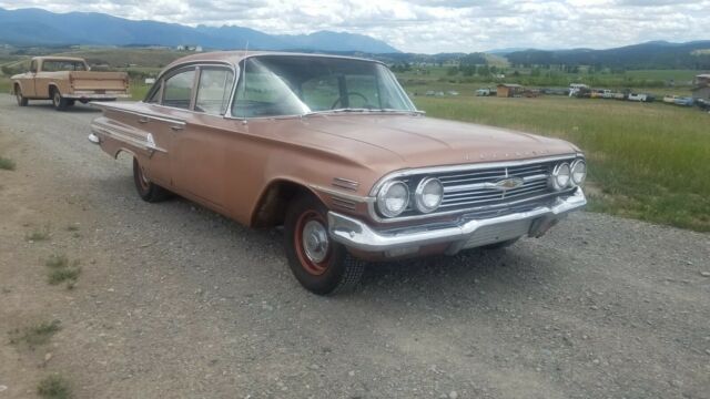 1960 CHEVY IMPALA: 348 BIG BLOCK V8, FACTORY AUTO. HOT RAT ROD KUSTOM LEAD SLED 1960 Chevrolet Impala impala