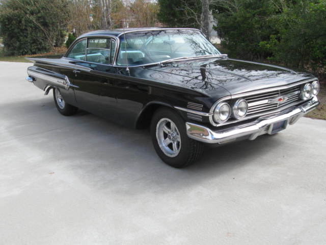 1960 Chevy Impala 348 Tri-power, 4 speed, Black with Houndstooth Interior 1960 Chevrolet Impala