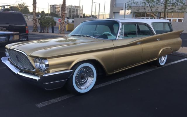 1960 CHRYSLER WINDSOR STATION WAGON GOLDEN BEAUTY, MAX GRUNDY DESIGN 1960 Chrysler Town & Country