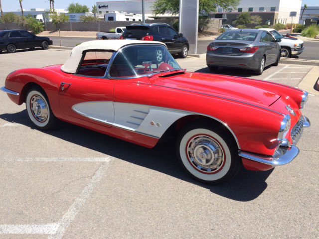 1960 Corvette Convertible - 283/245hp Numbers Matching Barn Find 1960 Chevrolet Corvette