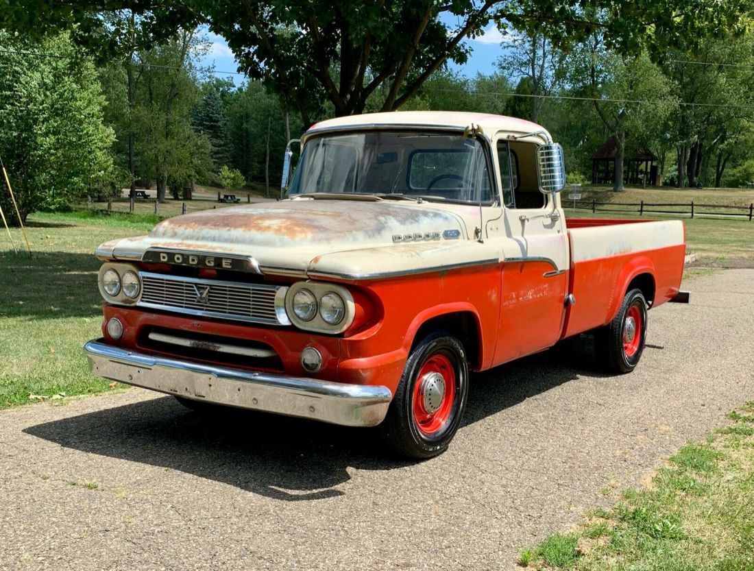 1960 Dodge D100, 318 Y Block, 4spd Manual, Mostly Orginal, Solid, Drives Great 1960 Dodge Truck