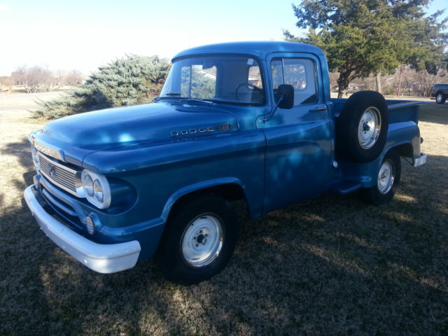 1960 DODGE D100 SHORT BED STEPSIDE 1/2 TON PICKUP 1960 Dodge Other Pickups