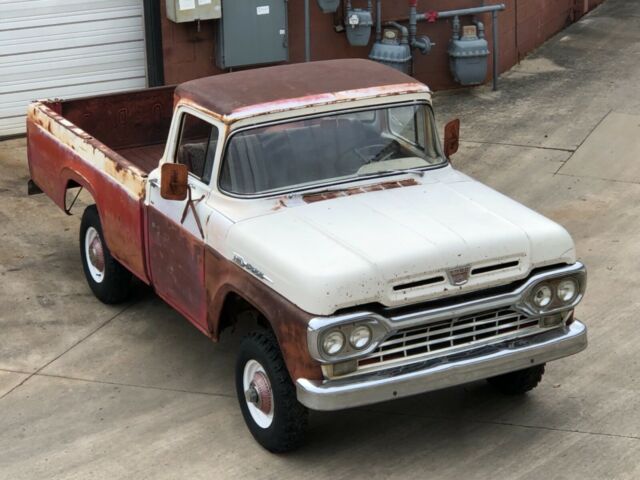 1960 F100 Factory 4x4 Big Window NO RESERVE Barn Find SURVIVOR Rare Special Orde 1960 Ford F-100 Custom cab