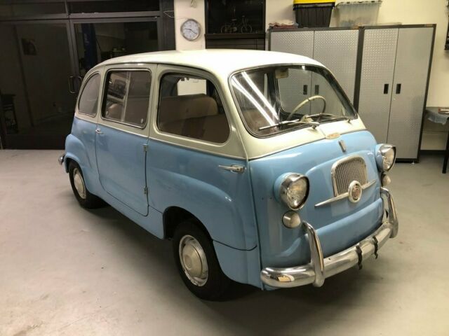 1960 FIAT 600 MULTIPLA / CLEAR CALIFORNIA TITLE 1960 Fiat 600 MULTIPLA