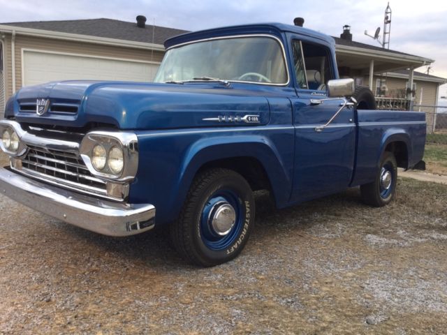 1960 Ford F-100 Short Bed Big Back Window 1960 Ford F-100 Custom Cab