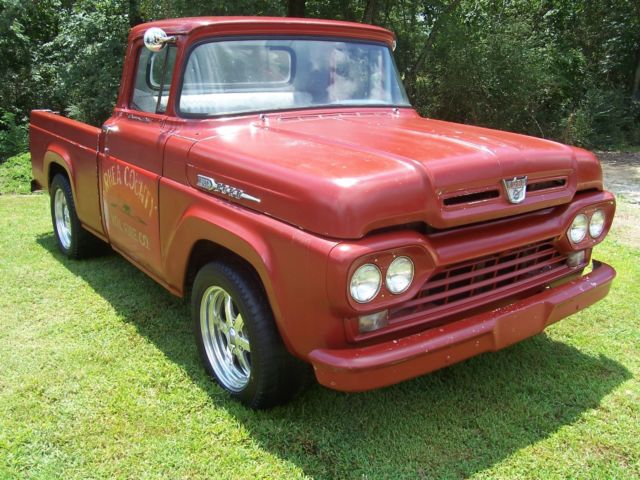 1960 FORD F100 SHORT BED V8 ORIG PATINA RAT ROD FREE SHIPPING W/BUY IT NOW 1960 Ford F-100