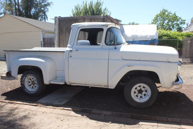 1960 Ford F100 STEPSIDE CALIFORNIA TRUCK WITH NO RESERVE!! SUPER PROJECT!!! 1960 Ford F-100 STEPSIDE