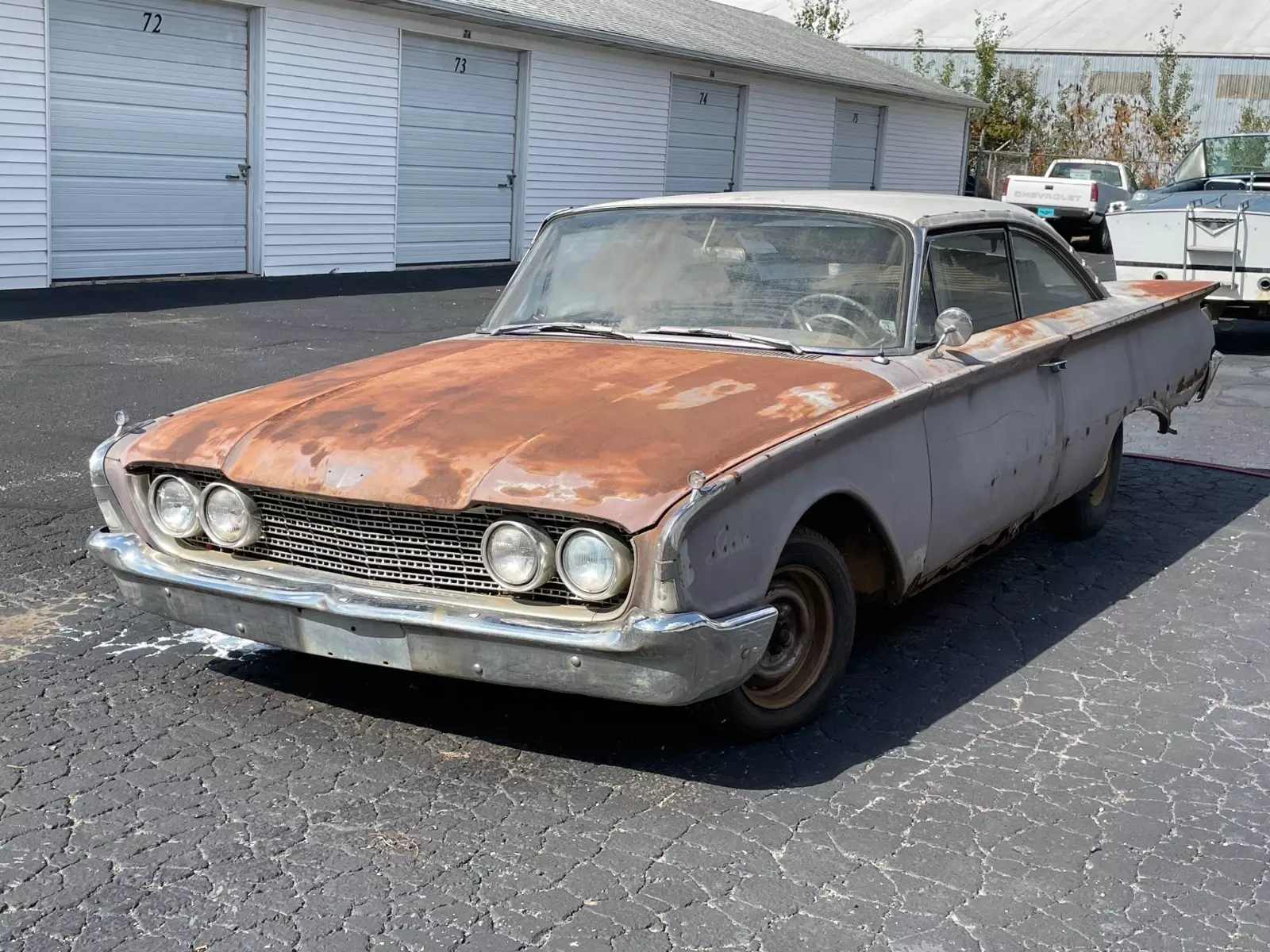 1960 Ford Galaxie STARLINER Hardtop w/ Large bubble back Window Project Rusty 1960 Ford Galaxie STARLINER