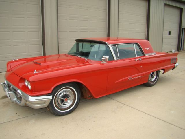 1960 FORD THUNDERBIRD 352 ci motor Cruise-o-matic 60 T-Bird RUNS NICE! 1960 Ford Thunderbird