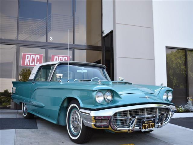 1960 Ford Thunderbird 4641 Miles Sultana Turquoise Automatic 1960 Ford Thunderbird --