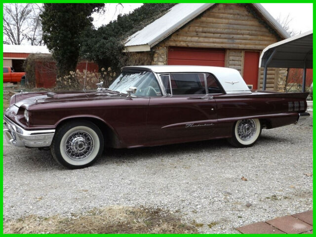 1960 Ford Thunderbird Coupe Original Rebuilt 352ci Engine w/ 253 Miles Automatic 1960 Ford Thunderbird