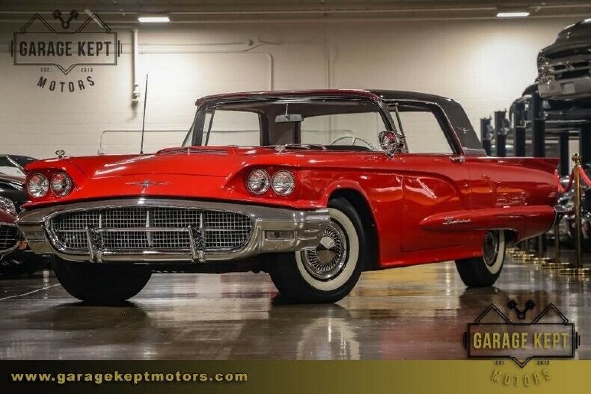 1960 Ford Thunderbird Coupe Red Coupe 352ci/300hp 4bbl V8 17035 Miles 1960 Ford Thunderbird Coupe