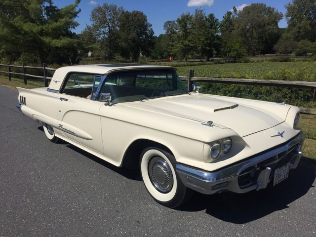 1960 Ford Thunderbird RARE "J" Code 430 CID Restored Loaded Classic Hardtop 1960 Ford Thunderbird