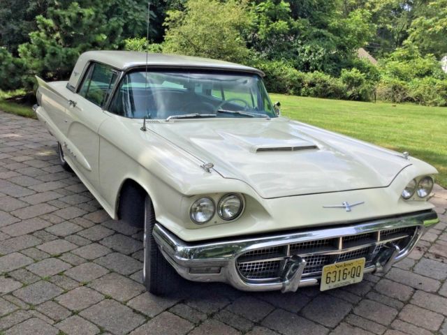 1960 Ford Thunderbird Restored Corinthian White NO RESERVE 1960 Ford Thunderbird TRIM 72 Blue Interior