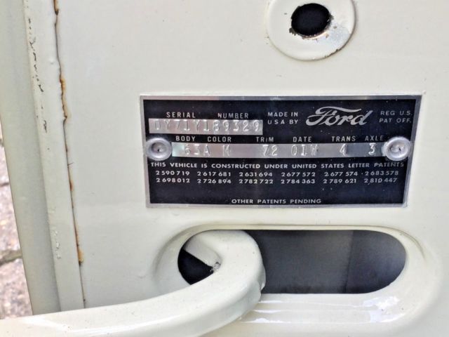 1960 Ford Thunderbird TRIM 72 Blue Interior - photo 13
