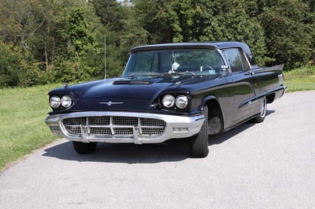 1960 Ford Thunderbird Standard 158513 Miles Black Coupe 352 Automatic 1960 Ford Thunderbird Standard