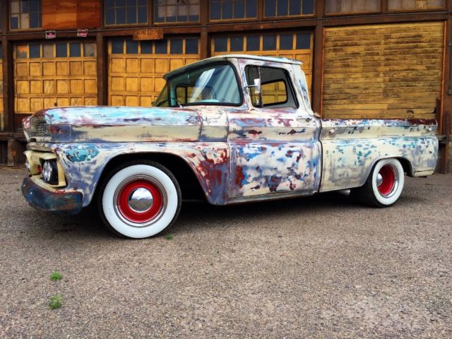 1960 GMC big block 4speed short bed c10 shop truck restomod 1960 Chevrolet C-10 Custom