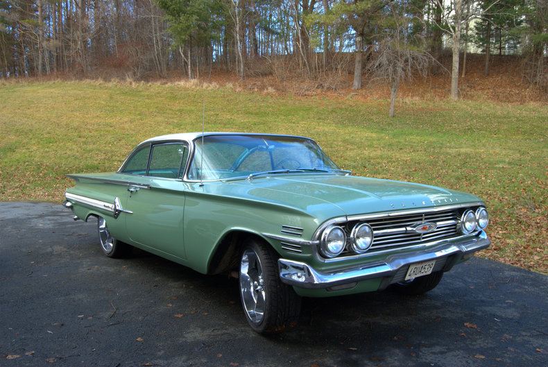 1960 Green 348 cid Restored Great Driver California Car Fair Weather Car 1960 Chevrolet Impala