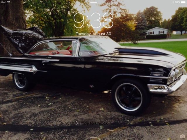 1960 Impala Belair Sports Coupe Bubbletop 409 425 hp engine 4 speed 1960 Chevrolet Impala