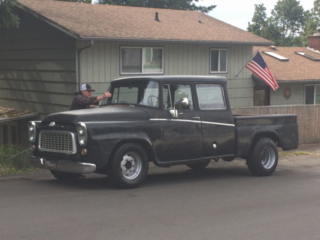1960 International Harvester Crew Cab Travelette 3 Door Truck B-110 A-Series 1960 International Harvester custom Custom Trim