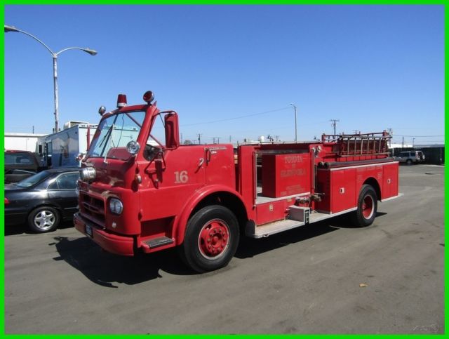 1960 International Harvester Fire Truck 8-Cylinder Gas Manual NO RESERVE 1960 International Harvester Fire Truck