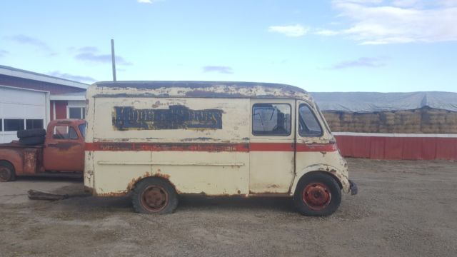 1960 International Metro Milk Truck Bread Van Panel Patina No Reserve 1960 International Harvester Metro