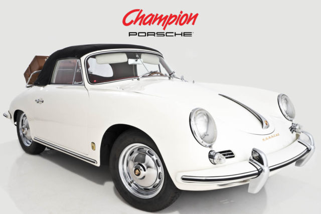1960 Ivory White Porsche 356B 1600 Super Cabriolet 1960 Porsche 356
