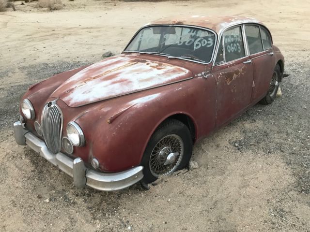 1960 JAGUAR Mark II 2 4 Door Sedan Restauration Project Complete Primer 1960 Jaguar Mark II