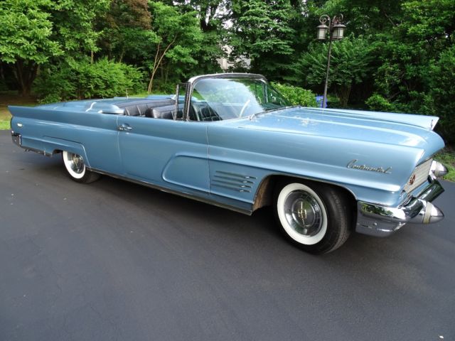1960 Lincoln Continental Convertible Sapphire Blue 1960 Lincoln Continental