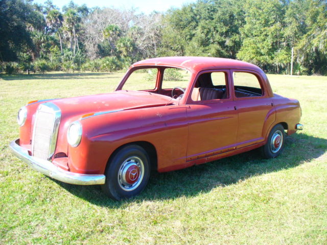 1960 mercedes 220 ponton sedan REBUILT ENGINE CARBS RUNS DRIVES! COMPLETE! 1960 Mercedes-Benz 200-Series