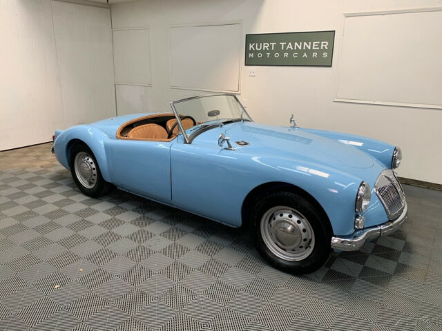 1960 MGA 1600 ROADSTER. BLUE. RIGHT HAND DRIVE. 1600 ENGINE. NICE RESTORATION. 1960 MG MGA 1960 MGA 1600 RIGHT HAND DRIVE.