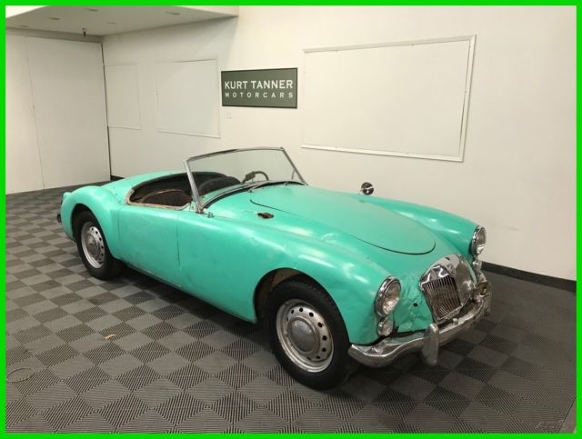 1960 MG MGA BLACK TRIM. 4-SPEED. DISC WHEELS