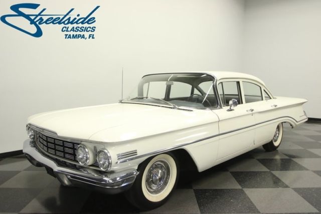 1960 Oldsmobile 88 34065 Miles Provincial White Sedan 394 V8 3 Speed Automatic 1960 Oldsmobile Eighty-Eight --