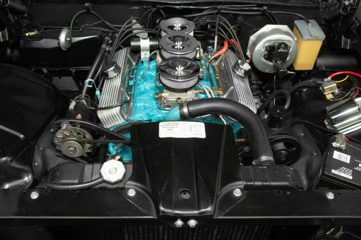 1960 Pontiac Bonneville Convertible, Black/Burgundy, 389 V8 Tri-Power, Aut - photo 7