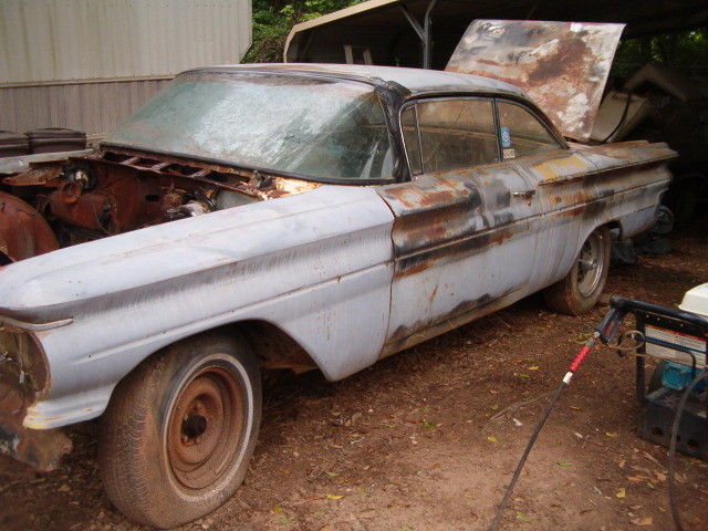 1960 PONTIAC CATALINA BUBBLE TOP IMPALA 2 DOOR HARDTOP 4 SPEED VINTAGE DRAG CAR 1960 Pontiac Catalina BUBBLE TOP
