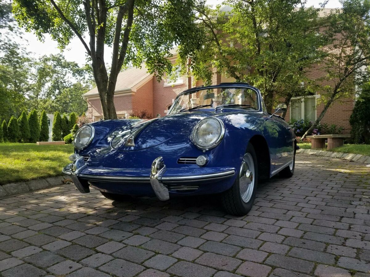 1960 PORSCHE 356-B 1600-S CABRIOLET Matching Numbers Porsche COA 1960 Porsche 356