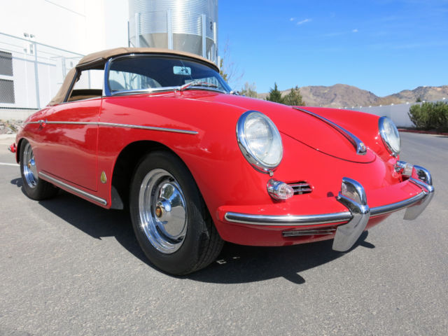 1960 Porsche 356B 1600 Roadster 1960 Porsche 356 1600 Roadster