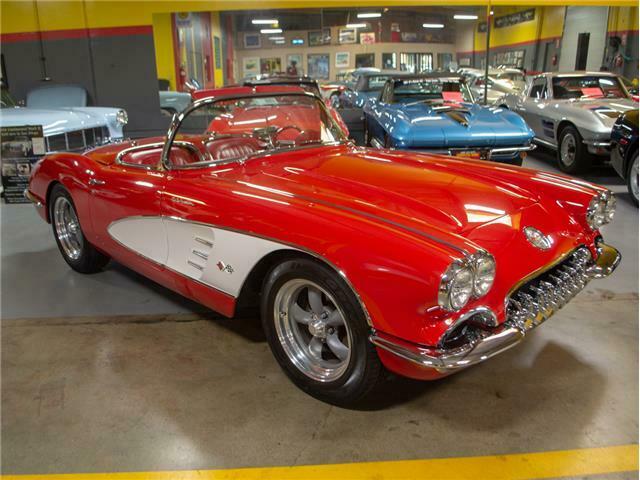 1960 Roman Red Corvette Resto-Mod Convertible 1960 Chevrolet Corvette Resto-Mod