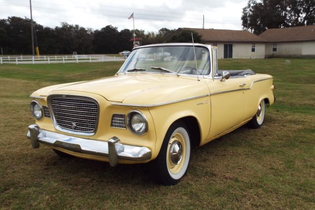 1960 Studebaker Lark Convertible V6 Engine Manual Trans Nice Looking & Running 1960 Studebaker Lark