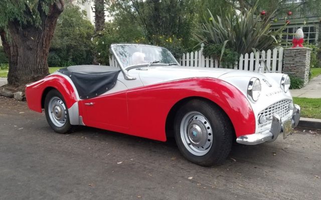 1960 TRIUMPH TR3A, 2-OWNER SOUTHERN CALIFORNIA CAR with 58K ACTUAL MILES!! 1960 Triumph TR3 TR3A