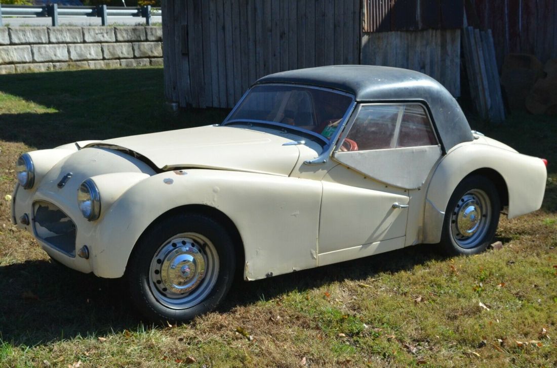 1960 Triumph TR3A Project Car OVERDRIVE Two Tops Many New Parts 1960 Triumph TR3 Roadster
