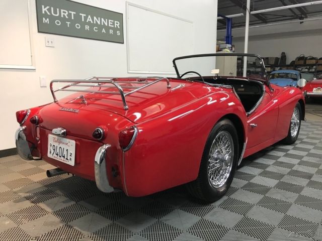 1960 Triumph TR3 60-SPOKE CHROME WIRE WHEELS. 4-SPEED, FULL-SYNCROMESH - photo 4