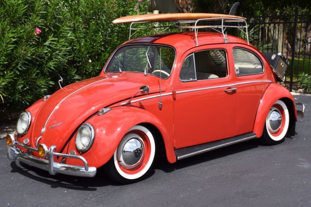 1960 Volkswagen Beetle Extremely Well Restored! 0 Red 2dr Manual 1960 Volkswagen Beetle-New Extremely Well Restored!