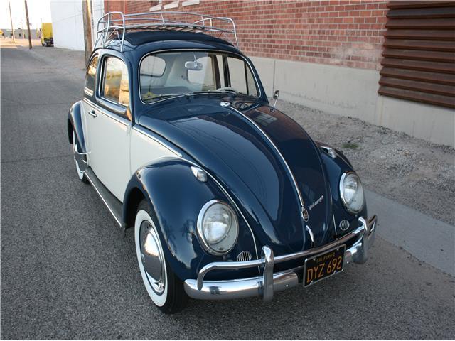 1960 Volkswagen Beetle Sunroof 999,999 Miles blue/white 4 Manual 1960 Volkswagen Beetle - Classic --