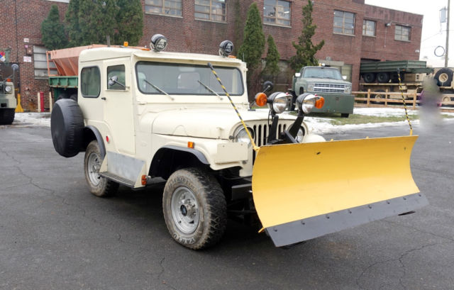 1960 Willys 4X4 CJ5 Jeep with Hard Top 84" Plow Runs & Operates with Clear Title 1960 Jeep CJ