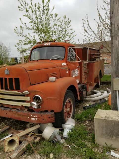 1960s International R190 fire truck 1960 International Harvester R190