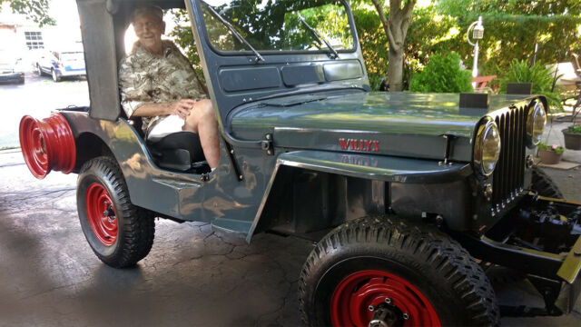 1960s Willy's Jeep Restored 225 Dauntless V6 motor Flatfender 1969 Willys 439