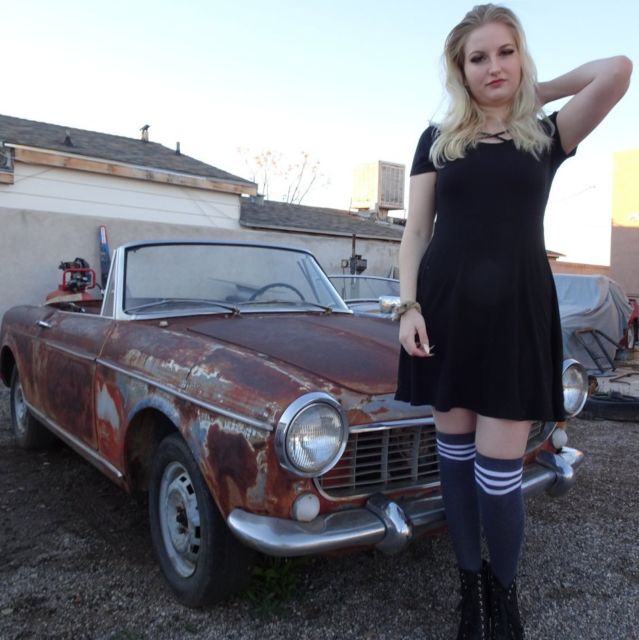 1961 1962 Fiat 1500 Spider Pininfarina design Az car barn find not Osca rare 1962 Fiat Spider 1500 Convertible