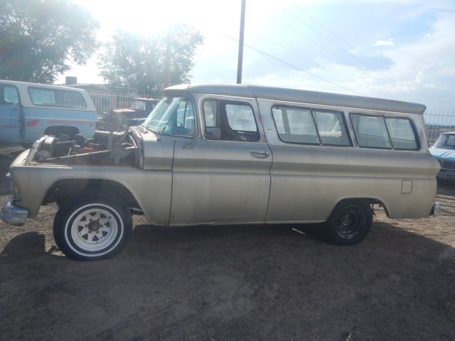 1961 1962 GMC SUBURBAN 1964 1965 1966 WEST TEXAS BARN FIND HOT ROD PROJECT SOLID 1961 Chevrolet Suburban GMC SUBURBAN