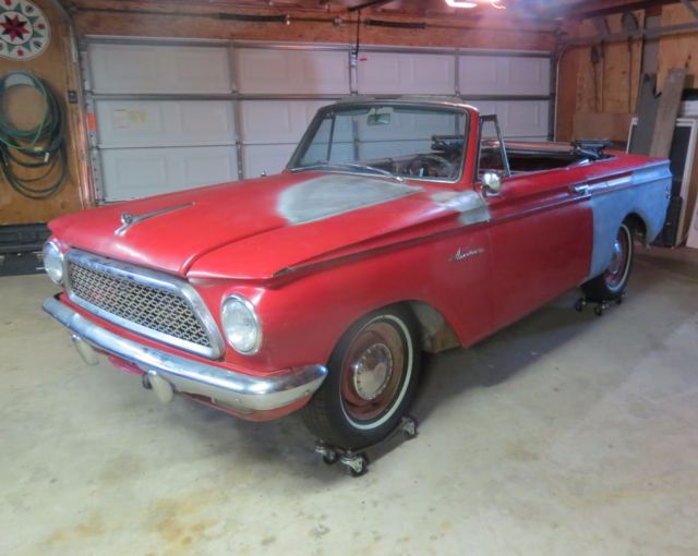 1961 AMC Rambler American Convertible Restore Ratrod Hotrod Colorado No Rust Car 1961 AMC Rambler Convertible American